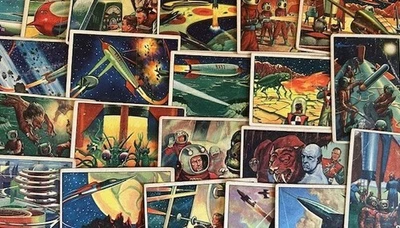 1951 BOWMAN Jets, Rockets & Spacemen Lot of (20+) Cards   Iconic Set - Image 1 of 4