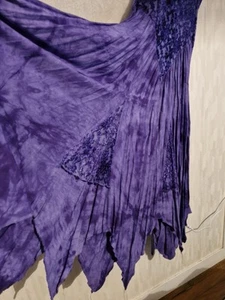 Vintage Stunning Cotton and Lace Medieval/Gothic Dress - Picture 1 of 5
