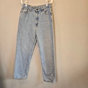 Levis 512 Jeans 90s Slim Fit Straight Leg High Rise Womens 12 Blue - Picture 1 of 12