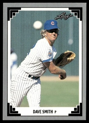 1991 Leaf Dave Smith Chicago Cubs #456 - Image 1 of 2