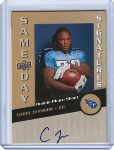 2008 Upper Deck Chris Johnson Same Day Signatures #SOS-16 - Picture 1 of 2