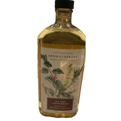 Bath & Body Works Aromatherapy Body Wash Foam Bath Tea Tree Peppermint New - Image 1 of 2