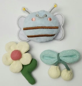 Mothers And Daughters' Blue/yellow Hair Clips Set Bee Flower Cherry - Picture 1 of 10