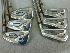 VINTAGE WILSON SAM SNEAD BLUE RIDGE 3-8 IRON SET WILSON REGULAR STEEL MENS RH - Picture 1 of 11