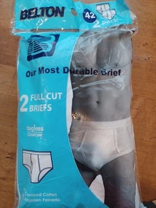 Vintage Belton Covington Slip Unterwäsche 100% Baumwolle Tighty Whities XL 42-44 - Bild 1 von 5
