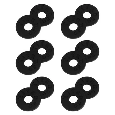 6对吉他表带锁,高级表带块,吉他保护器黑色 — 第 1/4 张图片