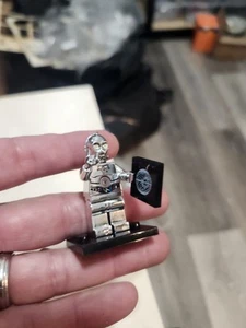 LegoHi-Quality Minifigure - Cromo Metallizzato C3PO - Foto 1 di 4