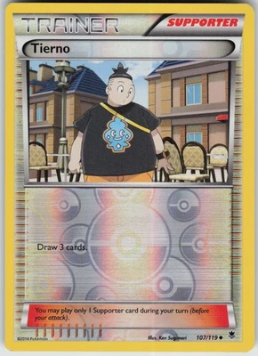 Tierno 107/119 Uncommon NM Reverse Holo - XY - Phantom Forces - Image 1 of 2