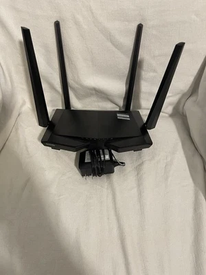 Tenda AC1200 Smart WiFi Router Dual Band Wireless Internet Router Black AC6 - Image 1 of 4