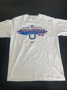 Size Medium NFL Super Bowl XLI Champions (2007) Indianapolis Colts, Reebok - Picture 1 of 7