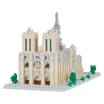 nanoblock Kawada Nanoblock Notre Dame Cathedral NBH_205 - Image 1 of 4