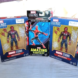 MARVEL LEGENDS SERIES Iron Spider & Amazing Fantasy Figures (Lot 3) PLEASE READ - Picture 1 of 1