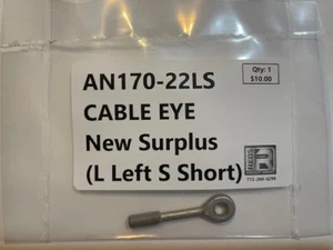 AN170-22LS, Cable Eye, New Surplus - Bild 1 von 4