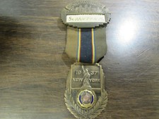 1937 AMERICAN LEGION 19TH NATIONAL CONVENTION - NEW YORK CITY -  RIBBON SCRANTON