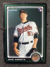 Jake Arrieta 2010 Bowman Chrome Draft Baseball Card #BDP41 Rookie