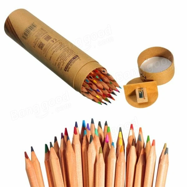 Artist 36 Colors Oil Based Marco Fine Art Drawing Pencils w/ Pencil Sharpener - Image 1 of 1