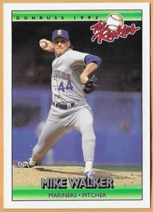 MIKE WALKER SEATTLE MARINERS #122 - DONRUSS THE ROOKIES NM-MT 1992 - Picture 1 of 2