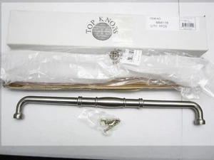 NEW Top Knobs NORMANDY 18" c-c HANDLE APPLIANCE DOOR PULL, Satin Nickel Finish - Picture 1 of 1