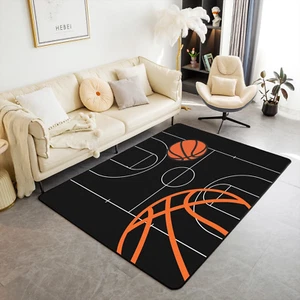 Basketball Area Rug 3X5 Kids Basketball Court Decorative Carpet for Boys Girls T - Picture 1 of 7