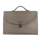 Bottegaveneta Business Bag  170238 Intrecciato Briefcase Leather Gray