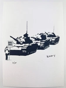 BANKSY Original Vintage Art Print Lithograph Signed Limited with COA - Picture 1 of 3