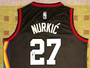 Maglia NBA Jusuf Nurkic firmata autografa Portland Trail Blazers - Foto 1 di 5