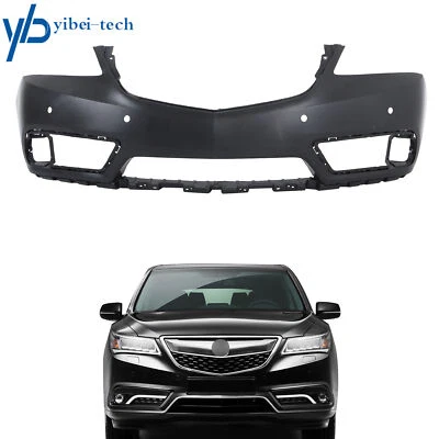 For 2014-2016 Acura MDX Front Upper Bumper Cover W/Sensor Hole & Fog Light Holes Foto 1 de 4