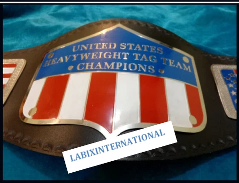 United States Heavyweight Tag Team Championship Belt Replica 2mm ZINC Cover