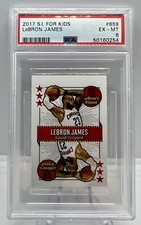 2017 Sports Illustrated For Kids Series 5 Super Team LeBron James CAVS PSA 6 🔥