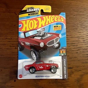 Hot Wheels 2023 Mainline #1/250 Volvo P1800 Gasser. Burgandy - Picture 1 of 4
