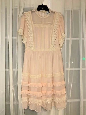 Vestido de Encaje Kate Spade New York MADISON AVENUE COLLECTION ROSA ROCÍO Talla 4 Nuevo sin Etiquetas Foto 1 de 4