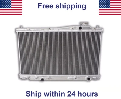 Radiador todo aluminio para HONDA Civic (AT/MT) 1,7 L l4 2001-2005 2002 2003 3 filas Foto 1 de 4