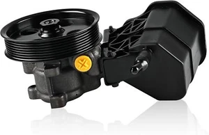 Power Steering Pump with Pulley & Reservoir Compatible with Dodge Ram 2500 - Picture 1 of 7