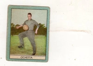 CALCIO FIGURINA CALCIATORI EDIZIONI STELLA BORDO AZZURRO genoa ochetta - Picture 1 of 1