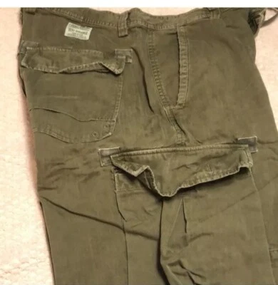 Vintage USA Made Lucky Brand 100% Cotton Cargo Pant Size 34 - Image 1 of 4