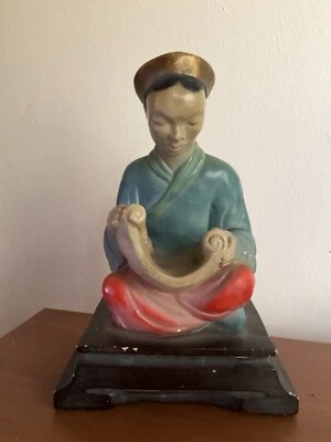 ПРЕКРАСНАЯ АНТИКВАРНАЯ КИТАЙСКАЯ гипсовая БЕССМЕРТНАЯ ФИГУРКА ФИГУРКА ФИГУРКА 19 ВЕКА - Изображение 1 из 4