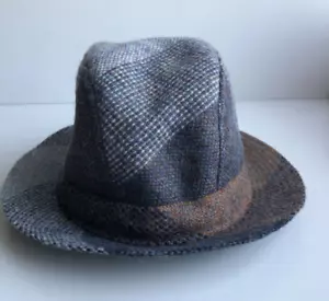 Vintage Avoca Collection Mütze Hut reine Wolle made in Irland kariert Größe M L - Bild 1 von 8