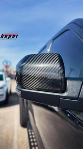 Real Carbon For Ford F-150 Raptor Lariat XLT 2015-20 Side Rearview Mirror Covers - Picture 1 of 12
