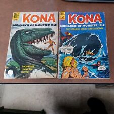 Kona The Monarch Of Monster Island 14 18 Dell Comics Silver Age Lot Run Set...
