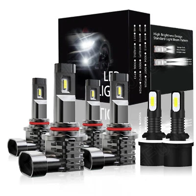 Combo de 6 faros LED altos/bajos para GMC Envoy 2002-2007 2008 2009 Foto 1 de 4