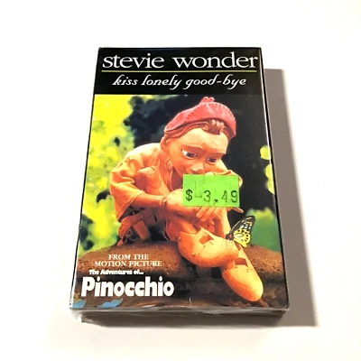 Stevie Wonder - Kiss Lonely Good-Bye (Cassette Single 1996) R&B Sealed Pinocchio - Image 1 of 3
