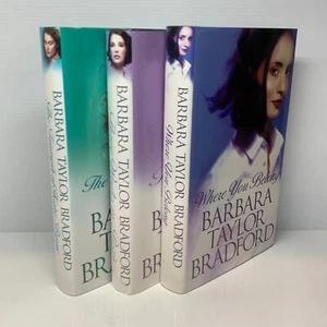 3x Barbara Taylor Bradford Hardcover Books Bundle Lot Romance - Picture 1 of 6