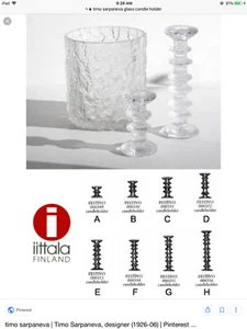 Candelabro Iittala Finland Festivo de Timo Sarpaneva EXCELENTE ESTADO - Talla B - Imagen 1 de 4
