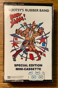BOOTSY'S RUBBER BAND "BODY SLAM!" SPECIAL EDITION MINI-CASSETTE, PLAYS GREAT! - Picture 1 of 5