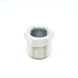 Steel 1" Male x 3/4 Female Npt Reducer bushing adapter Fitting Oil Gas Liquid - Picture 1 of 6