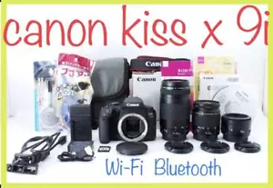 Canon kiss x9i Standard & Telefoto & Einzel Focus Triple Objektiv Set - Bild 1 von 1