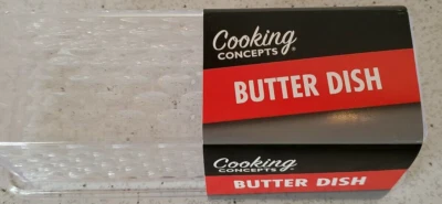 Cooking Concepts Textured Plastic Butter Dishes With Lid-Brand New-SHIP N 24 HRS - Image 1 of 4