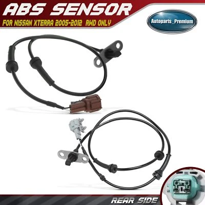 2x  Rear Driver & Passenger ABS Wheel Speed Sensor for Nissan Xterra 2005-2015 - Image 1 of 4