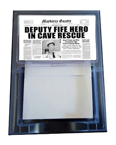 The Andy Griffith Show Barney Fife Zeitung Notizblock Memo Halter - Bild 1 von 4