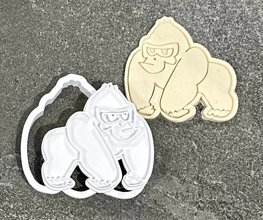 Gorilla cookie cutter and stamp - image 1 of 1